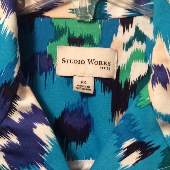 Studio Works Petite PS 3/4 Sleeve Stretchy Jacket - Picture 4 of 7